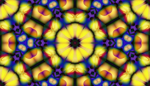 Soyut şekiller desen kaotik yerleşim