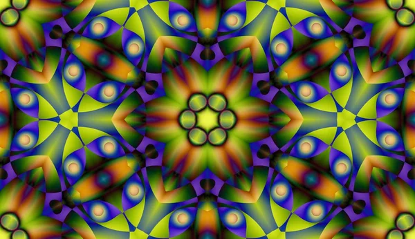 Soyut şekiller desen kaotik yerleşim