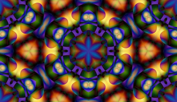 Soyut şekiller desen kaotik yerleşim