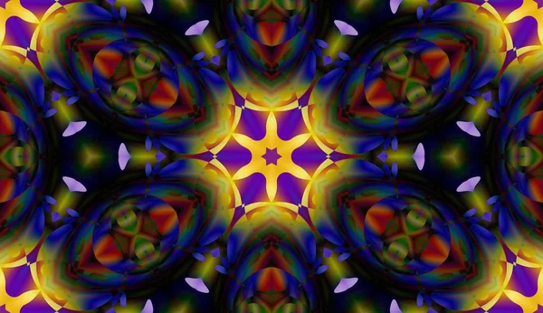 Soyut şekiller desen kaotik yerleşim