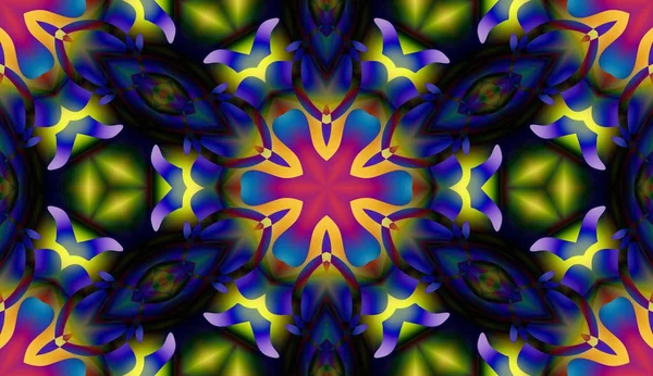 Soyut şekiller desen kaotik yerleşim