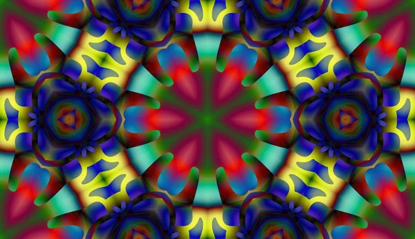 Soyut şekiller desen kaotik yerleşim