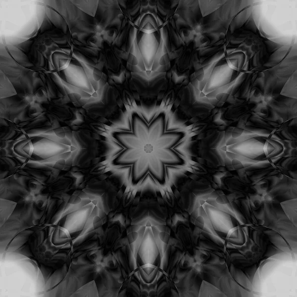 Siyah ve gri resimler fantezi unsurları ile. İnce yapısı duvar kağıdı, yüzey, formları. Çini motifi.