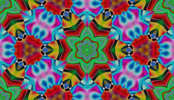 Soyut şekiller desen kaotik yerleşim