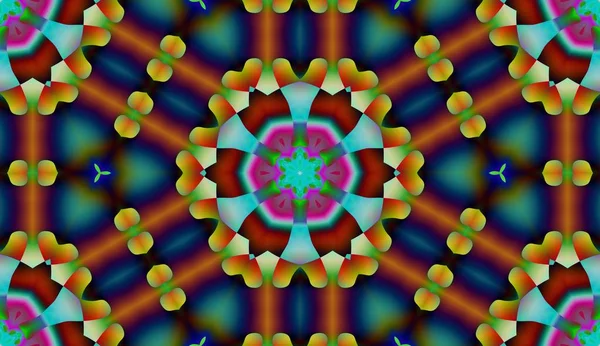 Soyut şekiller desen kaotik yerleşim