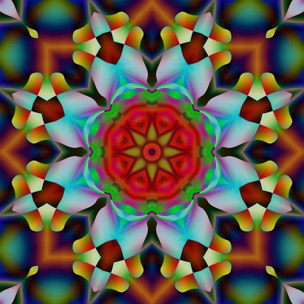 Soyut şekiller desen kaotik yerleşim