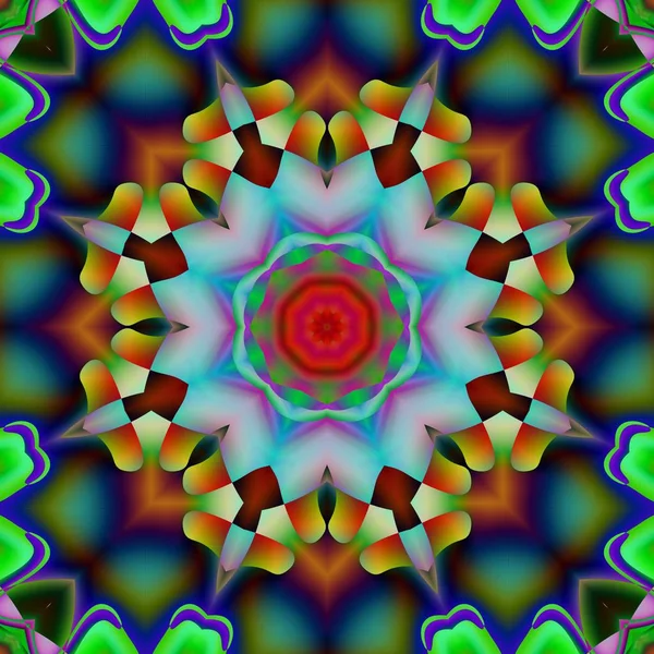 Soyut şekiller desen kaotik yerleşim