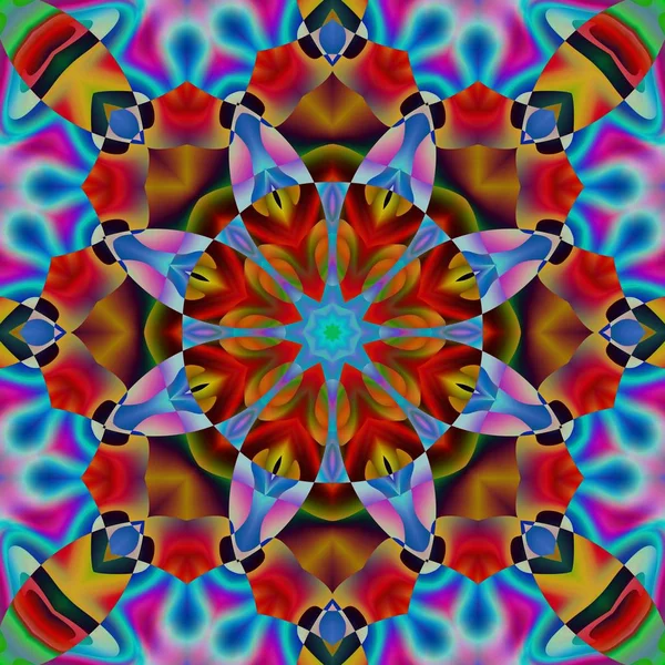 Soyut şekiller desen kaotik yerleşim