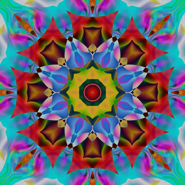 Soyut şekiller desen kaotik yerleşim