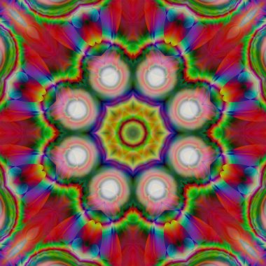 Soyut şekiller desen kaotik yerleşim