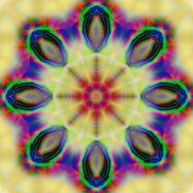 Soyut şekiller desen kaotik yerleşim