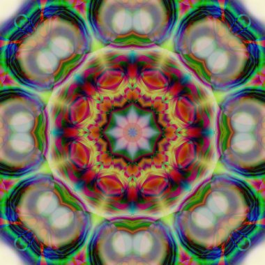 Soyut şekiller desen kaotik yerleşim