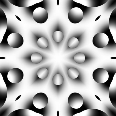 Siyah beyaz resimler fantezi unsurları ile. İnce yapısı duvar kağıdı, yüzey, formlar.