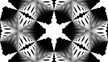 Siyah beyaz resimler fantezi unsurları ile. İnce yapısı duvar kağıdı, yüzey, formlar.