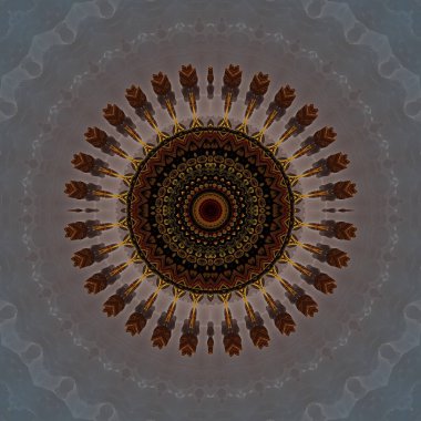 Renkli resimler fantezi unsurları ile. İnce yapısı duvar kağıdı, yüzey, formlar