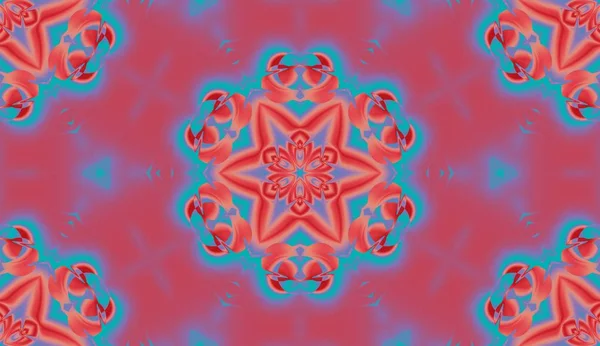 Blue Red Geometric Pattern Wrap Pattern Background Texture — Stock Photo, Image