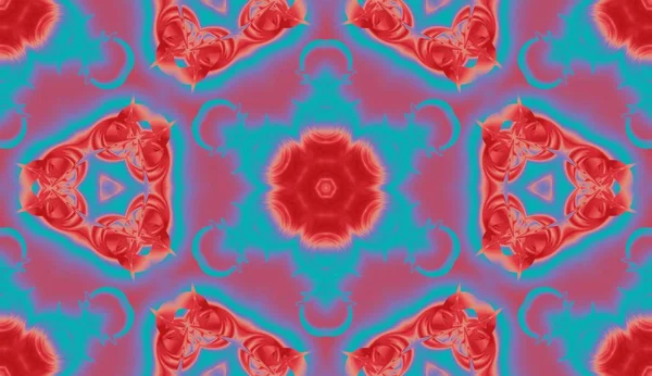 Μπλε Και Κόκκινο Γεωμετρικό Μοτίβο Περικάλυμμα Μοτίβο Υφή Φόντου — Φωτογραφία Αρχείου