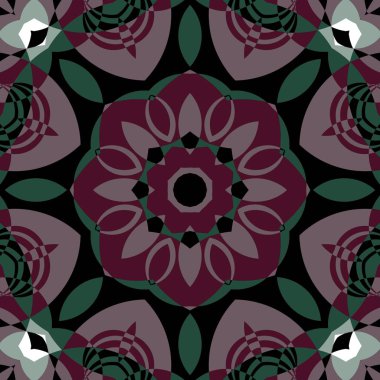 yaratıcı soyut Dikişsiz desen arka plan 