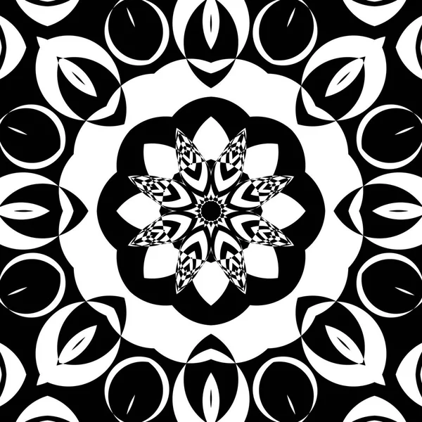 Черно Белые Фигурки Модными Элементами Тонкая Структура Обои Поверхность Формы — стоковое фото