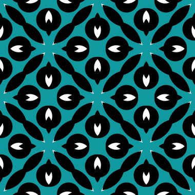 Siyah, beyaz ve mavi minimalist ve modern soyut desen arka plan