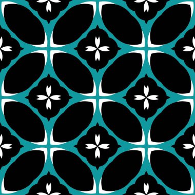 Siyah, beyaz ve mavi minimalist ve modern soyut desen arka plan