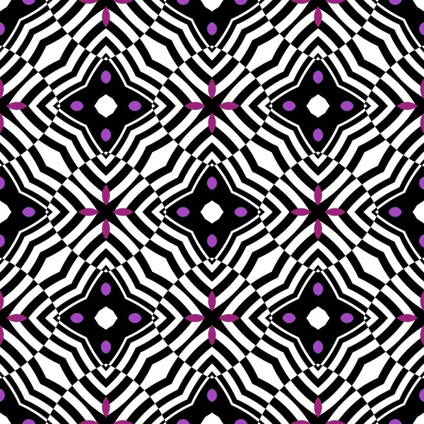 creative abstract  seamless pattern background ,graphic with abstract shapes in white, black and purple  tones.