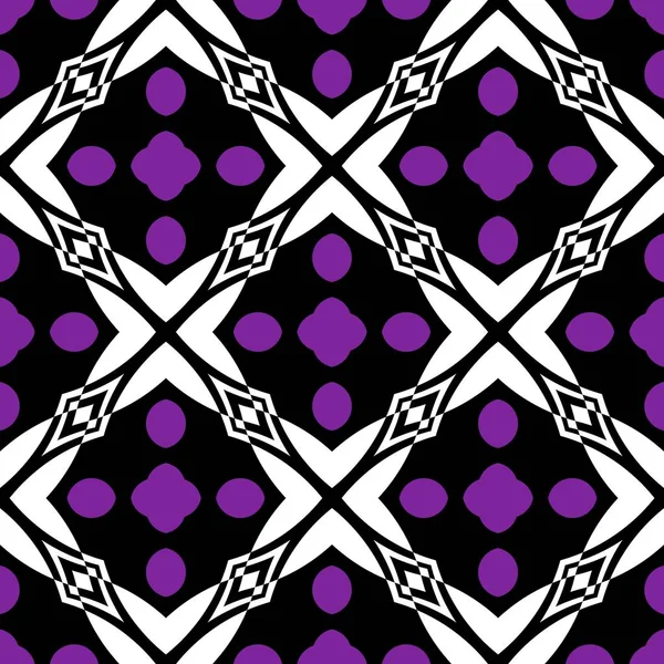 creative abstract  seamless pattern background ,graphic with abstract shapes in white, black and purple  tones.