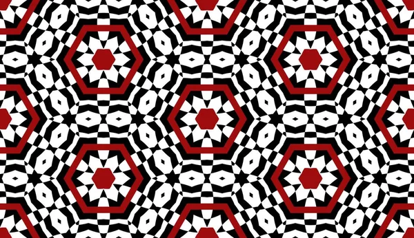 Fondo Patrón Abstracto Minimalista Moderno Negro Blanco Rojo —  Fotos de Stock