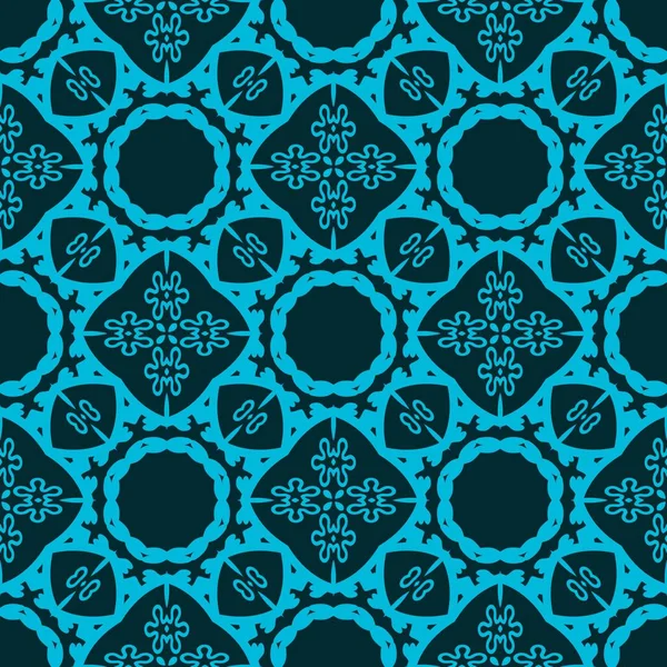 Голубые Фигуры Причудливыми Элементами Тонкая Структура Обои Поверхность Формы Плитка — стоковое фото