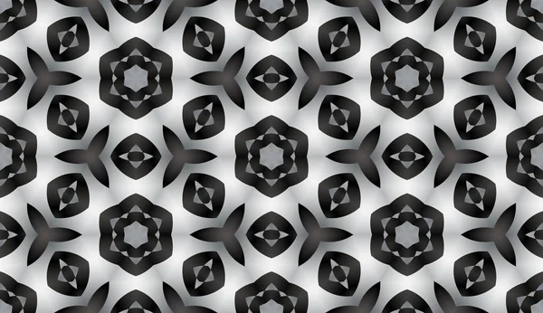 Gray and black ornament pattern