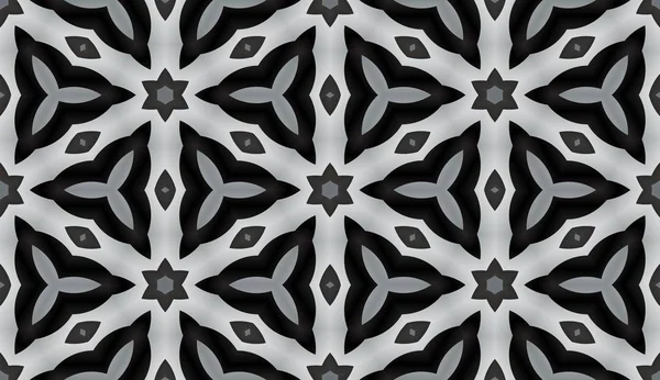 Gray and black ornament pattern