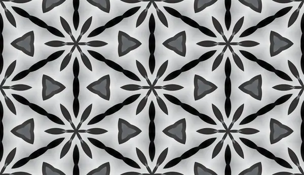 Gray and black ornament pattern