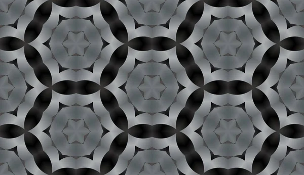 Gray and black ornament pattern