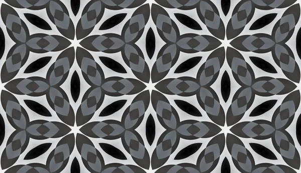 Gray and black ornament pattern