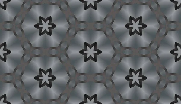 Gray and black ornament pattern