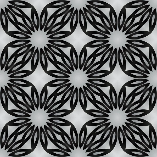 Gray and black ornament pattern