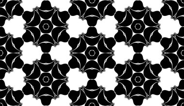 Siyah beyaz geometrik soyut desen arka plan