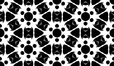 Siyah beyaz geometrik soyut desen arka plan