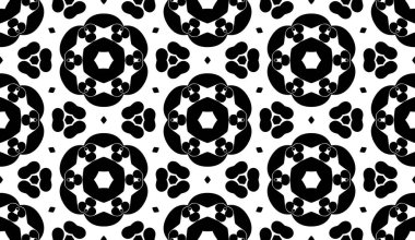 Siyah beyaz geometrik soyut desen arka plan