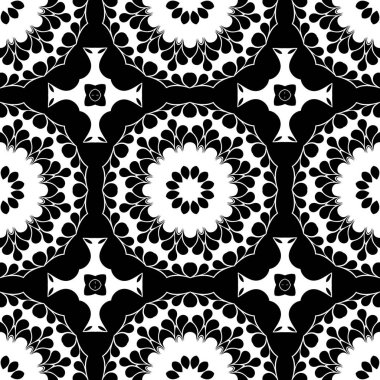 Siyah beyaz geometrik soyut desen arka plan