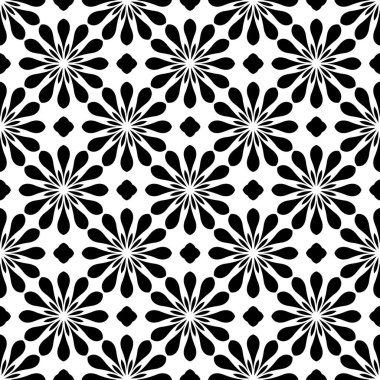 Siyah beyaz geometrik soyut desen arka plan