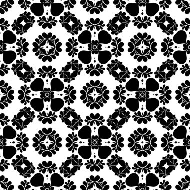 Siyah beyaz geometrik soyut desen arka plan