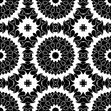 Siyah beyaz geometrik soyut desen arka plan