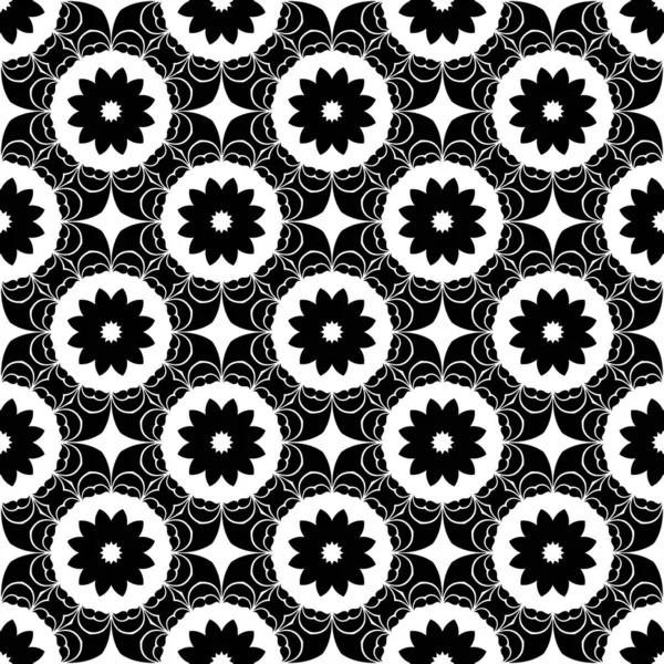 Black and white geometric abstract pattern background