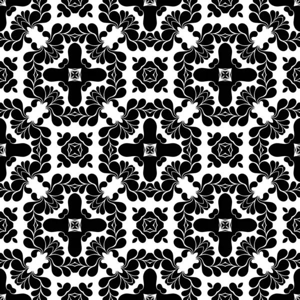 Black White Geometric Abstract Pattern Background — Stock Photo, Image