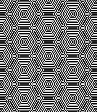 Siyah beyaz geometrik soyut desen arka plan