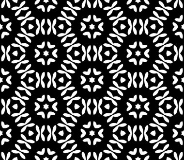 Siyah beyaz geometrik soyut desen arka plan