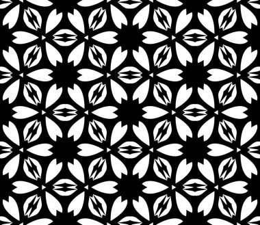 Siyah beyaz geometrik soyut desen arka plan