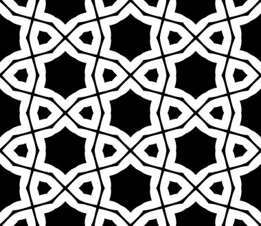 Siyah beyaz geometrik soyut desen arka plan