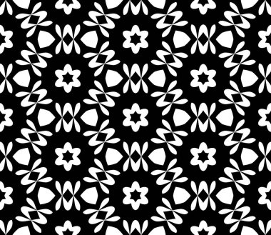 Siyah beyaz geometrik soyut desen arka plan